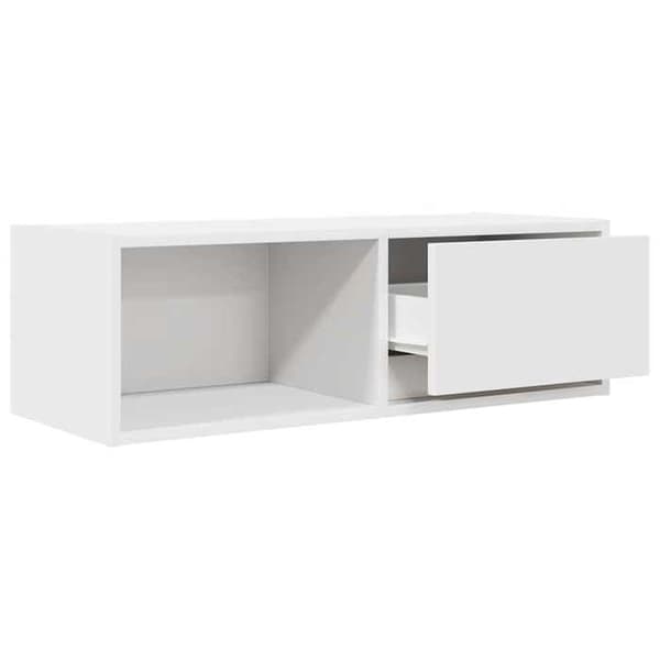 Maison Exclusive - TV-möbel vit 80x31x25,5 cm ingenjörsträ
