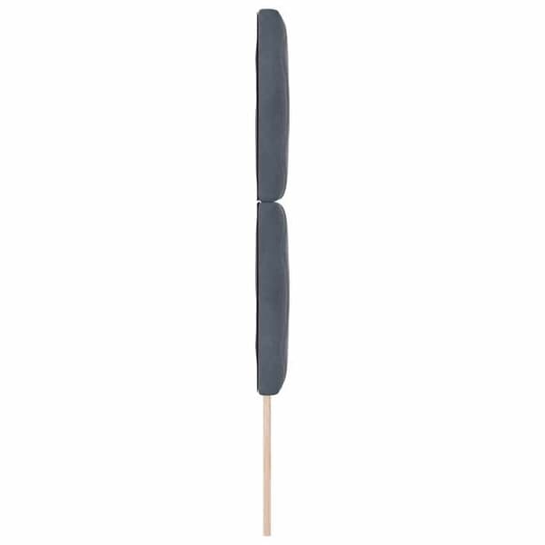 Maison Exclusive - Tummanharmaa LED-pääty 80 cm Sametti Mörkgrå