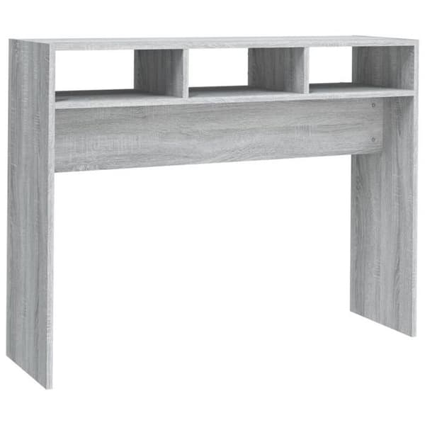 Maison Exclusive - Consolebord Sonoma grå 105x30x80 cm Ingeniørtræ