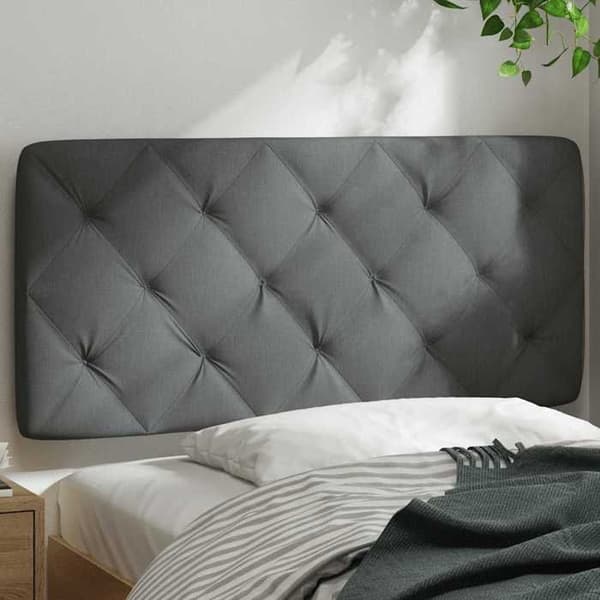 Maison Exclusive - Mørkegrå hovedgærdepude 100 cm stof