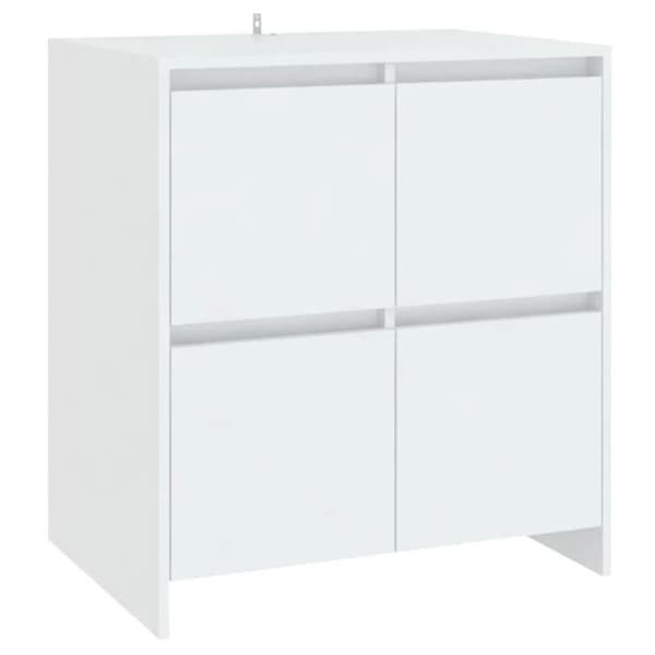 Maison Exclusive - Buffeter 2 stk Hvid Ingeniørtræ