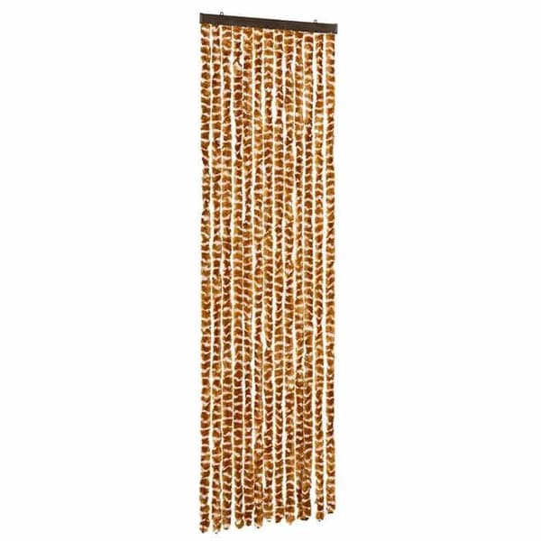 Maison Exclusive - Ockergul och vit myggnät 56x200 cm chenille