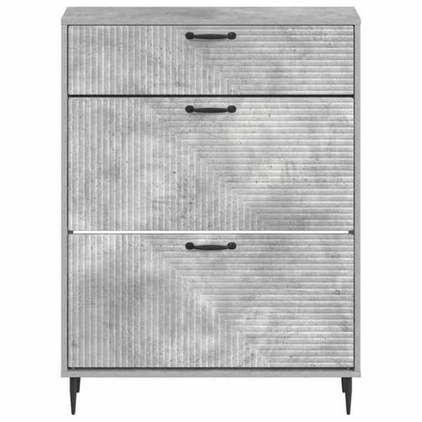 Maison Exclusive - Skoskåp HAARLEM 78 x 24 x 103 cm Ingenjörsträ