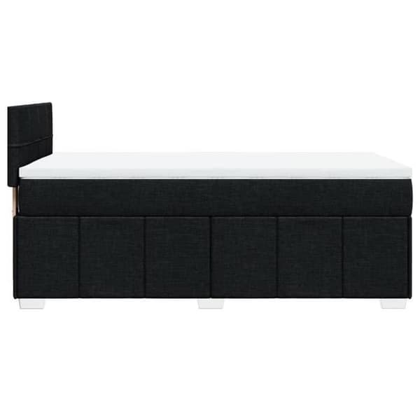 Sengestel med madras - Eksklusiv Hus - Sort - 100x200 cm - Lamelseng