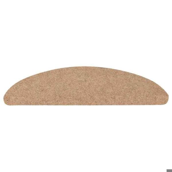 Maison Exclusive - Selvklebende trappetæpper 10 stk beige 56x17x3 cm beige