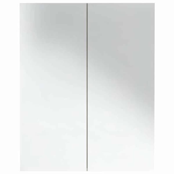 Maison Exclusive - Badeværelsesspejlskab 60x15x75cm MDF Hvid og eg