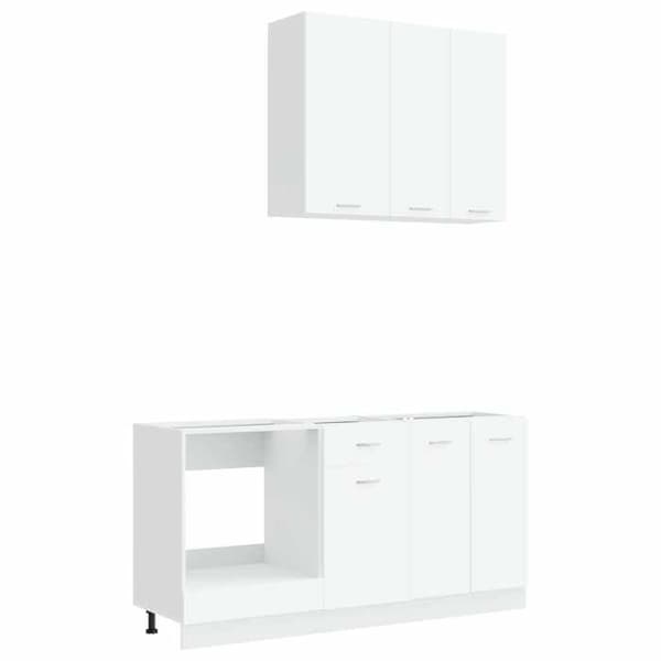 Köksenhet - EXKLUSIVT HUS - LYON - Vit - Ingenjörsträ - 5 delar Vit