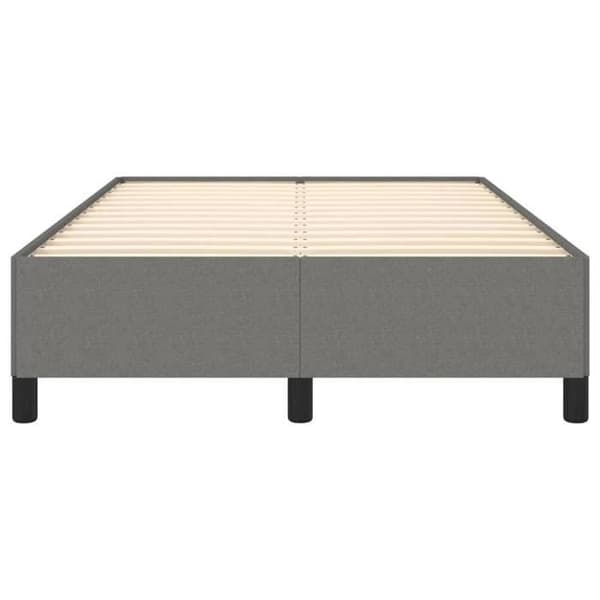 Sengestel - EKSKLUSIV HUS - 120x190 cm - Mørkegrå - 100% polyester stof - Lamelseng Mörkgrå