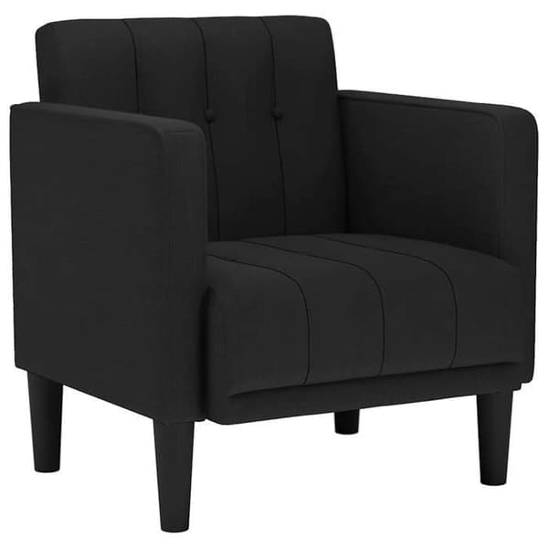 Maison Exclusive - Sofa stol med armlæn i sort stof 53 cm