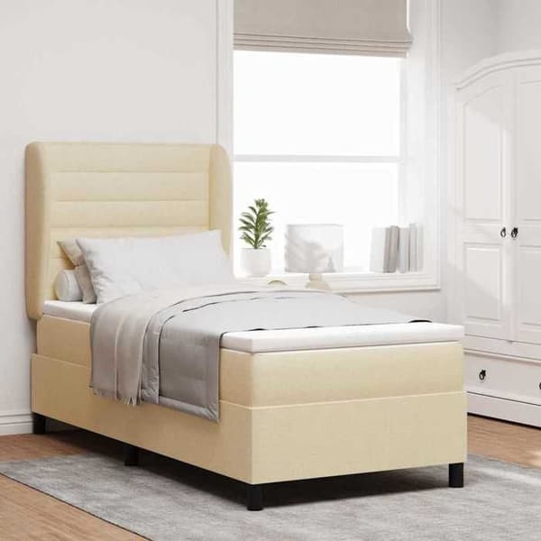 Maison Exclusive - Jousipatja Crème 100 x 200 cm kankaalla Grädde
