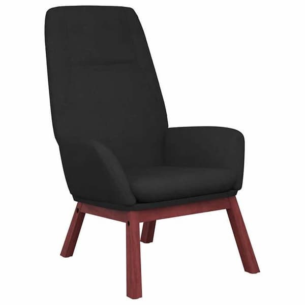 Maison Exclusive - Musta kangas rentoutumistuoli