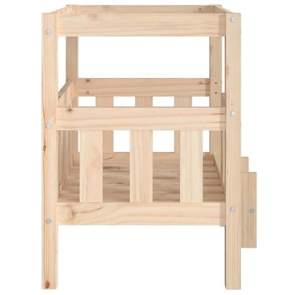 Maison Exclusive - Hundsäng 65,5x50,5x70 cm Solid furu