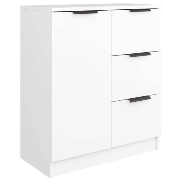 Maison Exclusive - Bufféer 2 st vit 60x30x70 cm Ingenjörsträ