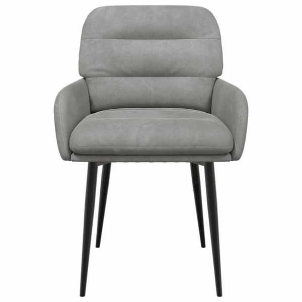 Maison Exclusive - Matstolar 4 st Ljusgrå Sammet