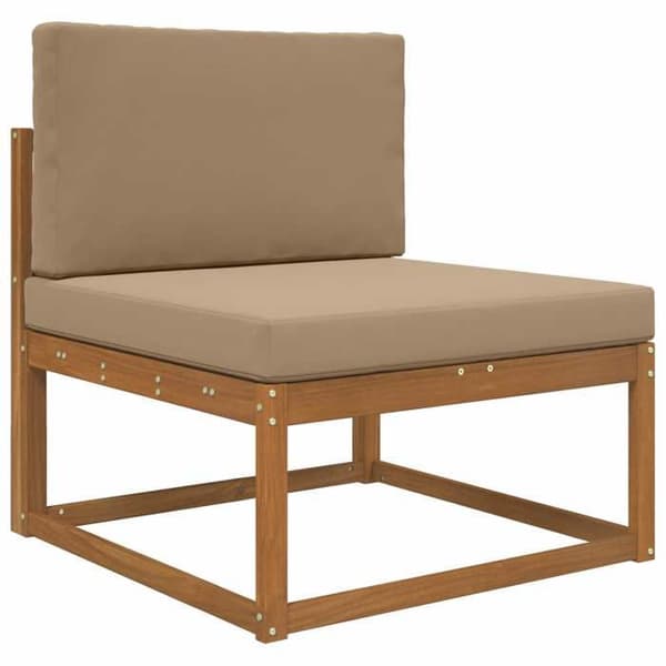 Maison Exclusive - Udendørs sofa pude Polyester Taupe 80 x 80 cm Mol