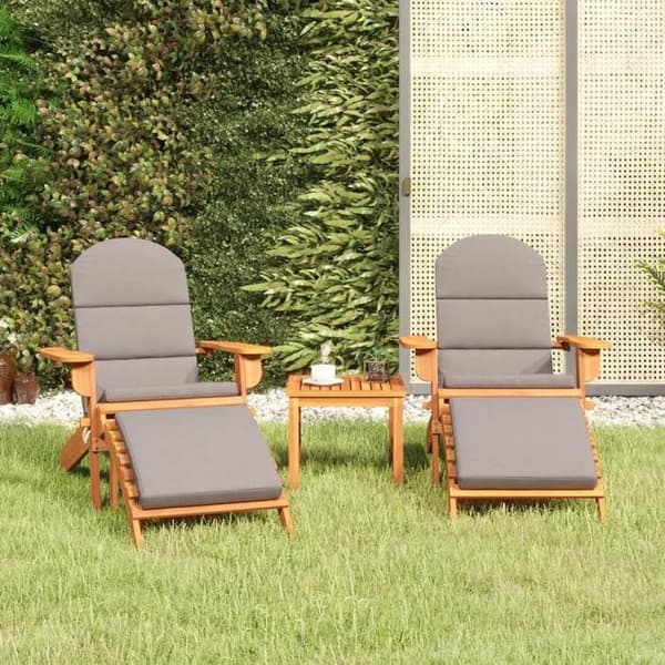 Maison Exclusive - Adirondack havemøbel sæt 3 dele i solid akacietræ