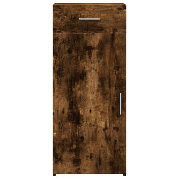 Maison Exclusive - Buffé ek rökig 40x42,5x93 cm ingenjörsträ