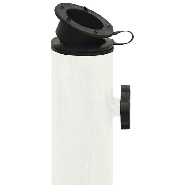 Maison Exclusive - Parasolfot Vit 45x45x30 cm Gjutjärn
