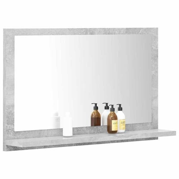 Maison Exclusive - Badrumsspegel Grå betong 60x10,5x37 cm Agglomerat