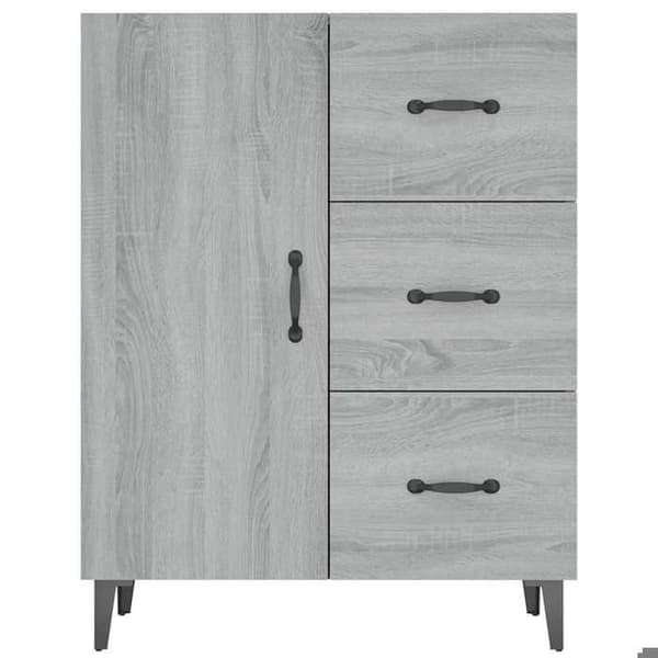 Maison Exclusive - Buffé Sonoma Grå 69,5x34x90 cm Ingenjörsträ