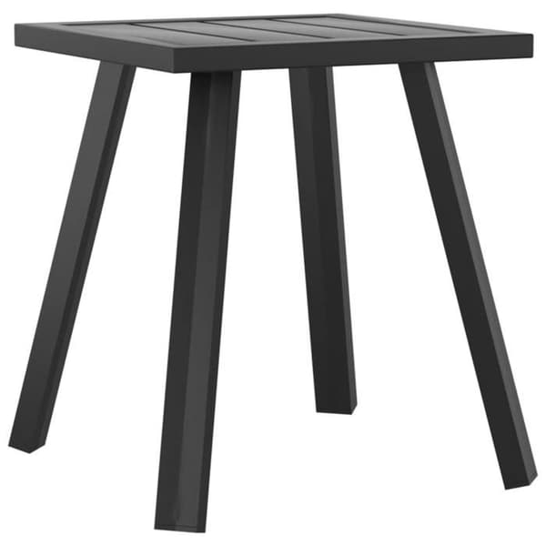Maison Exclusive - Anthracite-puutarhapöytä 34x34x38 cm terästä