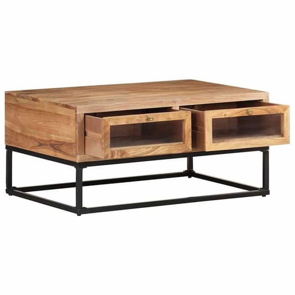 Maison Exclusive - Soffbord 90x60x40 cm Massivt akaciaträ