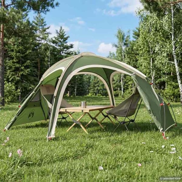 Maison Exclusive - Vaellusteltta vedenpitävällä sadesuojalla