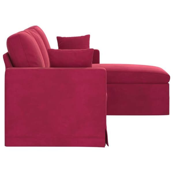 Maison Exclusive - Sofa Bordeaux 178 x 134 x 80 cm Velour