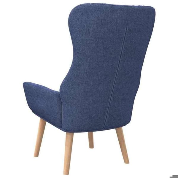 Maison Exclusive - Avkopplingsstol Blå Tyg