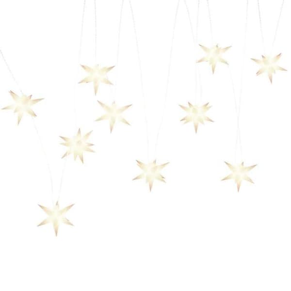 Maison Exclusive - Julbelysning 10 LED vit 10 cm