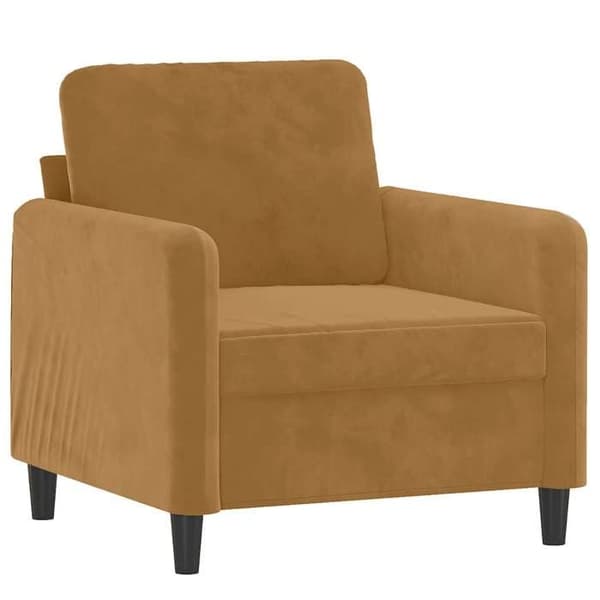 Maison Exclusive - 3-delat soffset i brun sammet