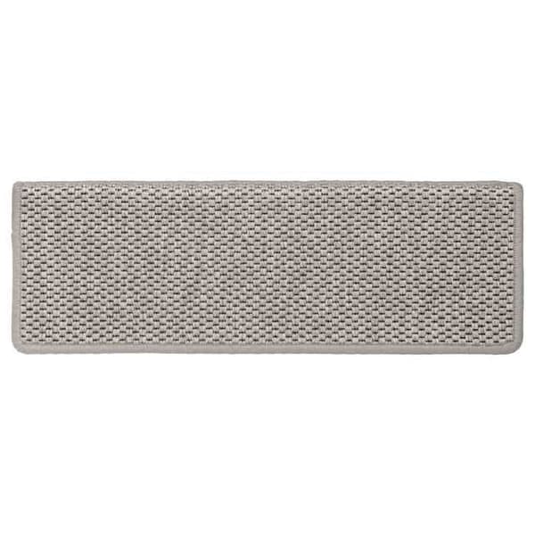 Maison Exclusive - Selvklæbende trappetæpper 15 stk 65x21x4 cm Sølv