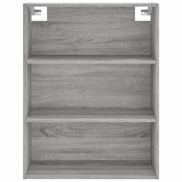 Maison Exclusive - Buffé hög Sonoma grå 69,5x34x180 cm Ingenjörsträ Sonoma grå