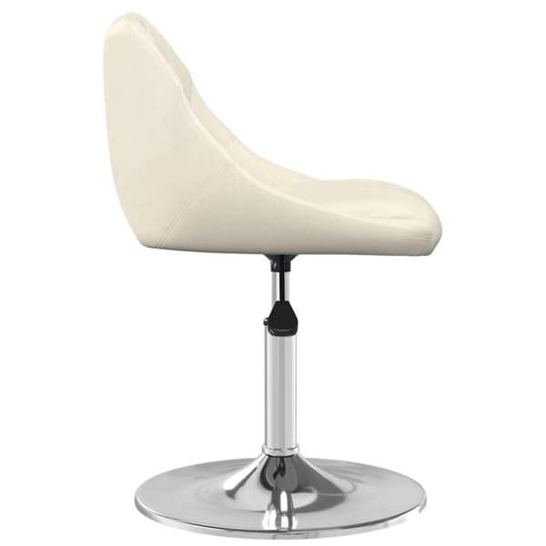 Maison Exclusive - Drejelige spisebordsstole sæt af 4 Creme Velour