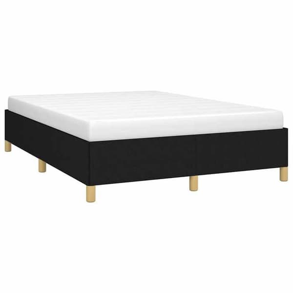 Maison Exclusive - Sengestel uden madras sort 140x190 cm stof