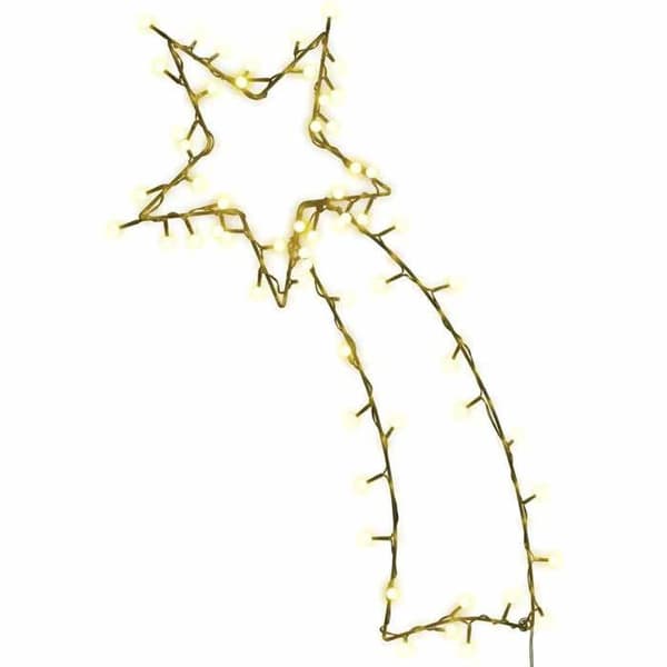 Maison Exclusive - Julbelysning stjärnfallssilhuett 80 LED