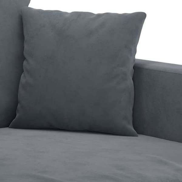 Maison Exclusive - Tummanharmaa 3-paikkainen sohva 180 cm Sametti