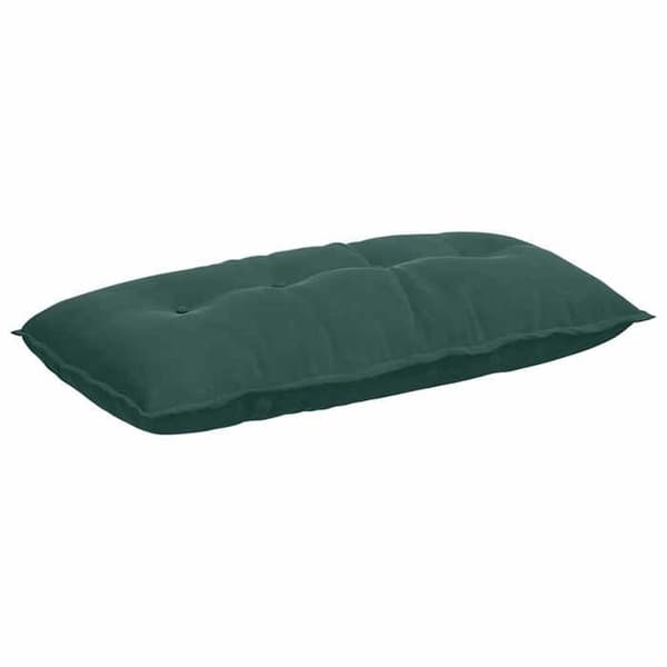 Maison Exclusive - Mørkegrøn Rygpude 100 x 50 cm Velourstof