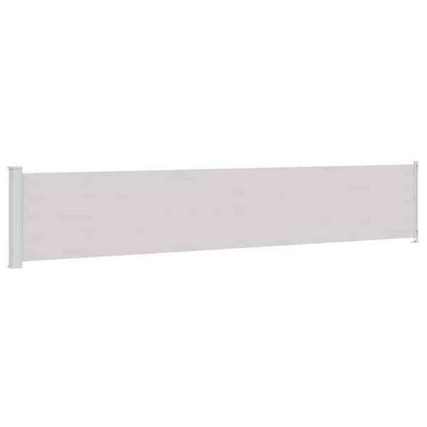 Maison Exclusive - Retractable sidotak för uteplats 117x614 cm Grå