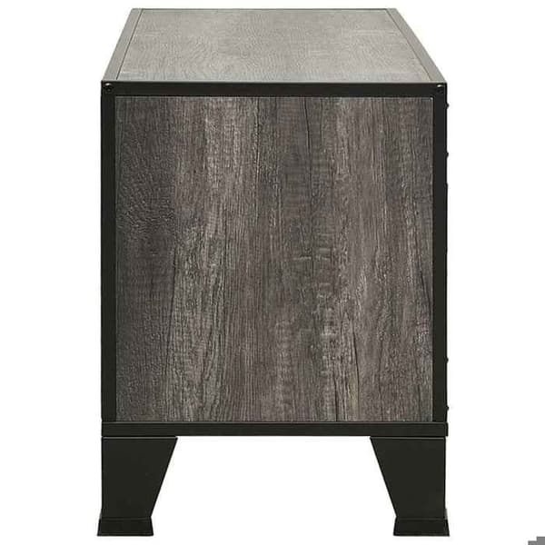 Maison Exclusive - TV Møbel Grå 105x36x47 cm Metal og MDF Grå