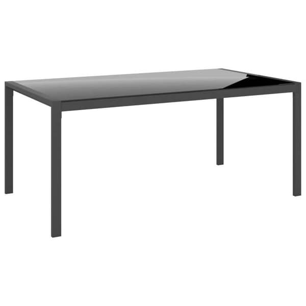 Havemøbler - MAISON EXCLUSIVE - 4 stk - Sort - UV- og vandafvisende polyester - Stabil stålramme Svart