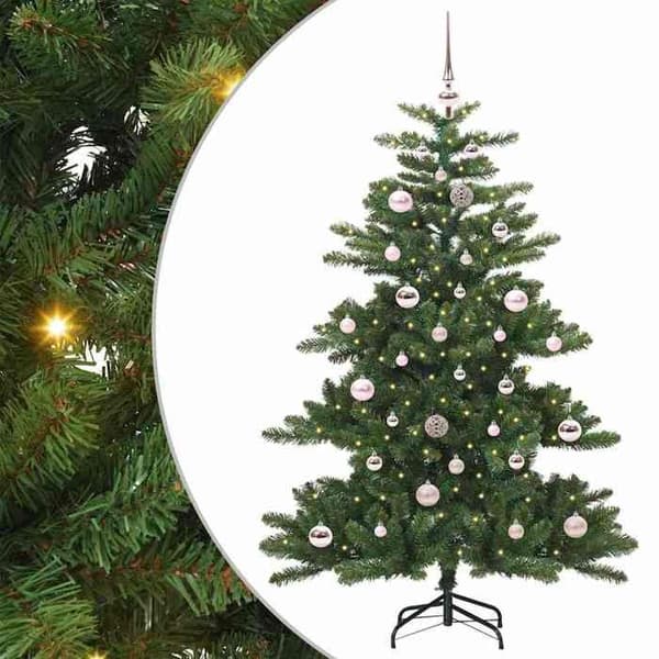 Maison Exclusive - Kunstig Juletræ med Ledningsgrene Grøn 150 cm Grön