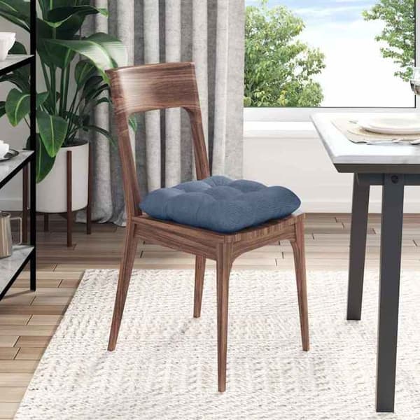 Sittkuddar - EXKLUSIVT HEM - 4-pack - Kordflod - 40 x 40 cm - Blå Blå