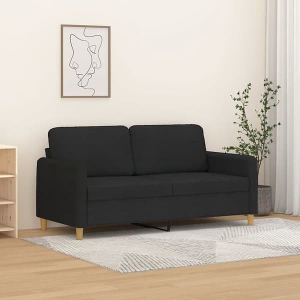 Maison Exclusive - 2-personers Sofa Sort 140 cm Stof