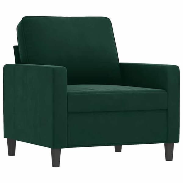 Maison Exclusive - Mörkgrön Fåtölj 60 cm Sammet Mörkgrön