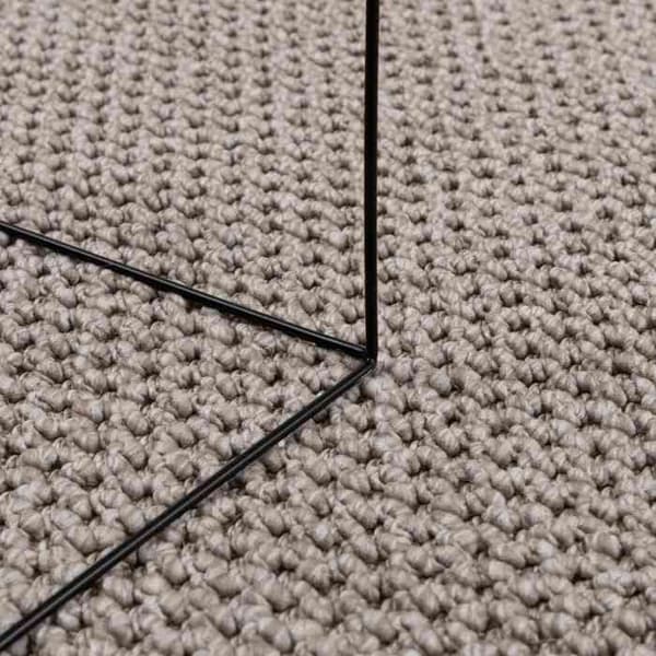 Maison Exclusive - Inomhusmatta LUGO Taupe Ø 200 cm Polyester