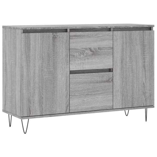 Maison Exclusive - Buffé Sonoma grå 101,5x35x70 cm ingenjörsträ