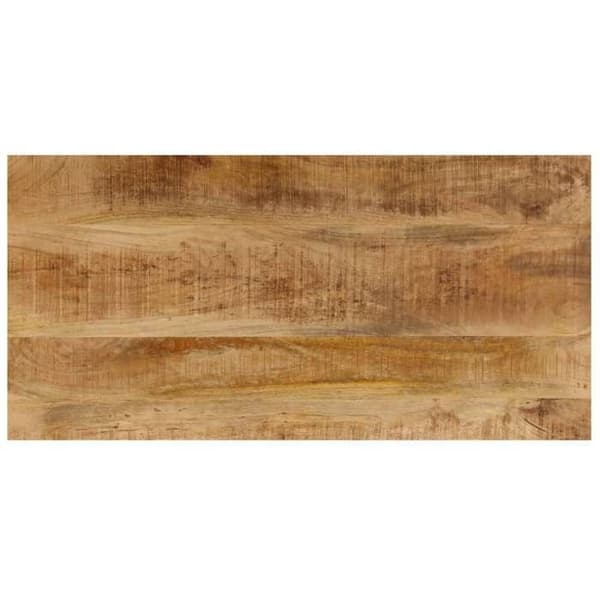 Maison Exclusive - Sofabord 100x50x35 cm Solid mangotræ og stål