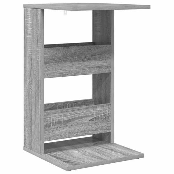 Sidebord - MAISON EXCLUSIVE - Grå Sonoma - Ingeniørtræ - Rektangulær - 40 x 35 x 60,5 cm Gris Sonoma