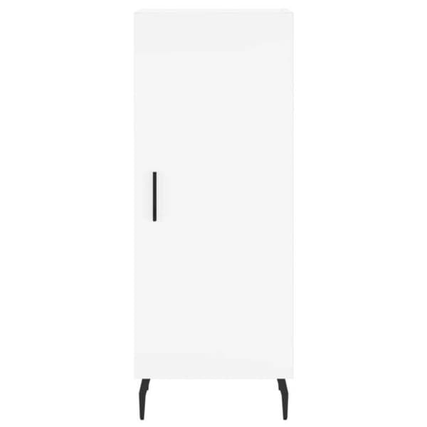 Maison Exclusive - Hvidt buffet 34,5x34x90 cm ingeniørtræ Vit